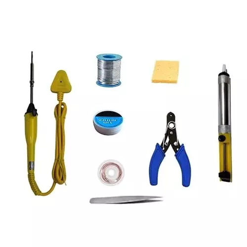 VMTRONIX Soldering Kit 25 W for Precision Electric Work (Kit of 8 Pcs)