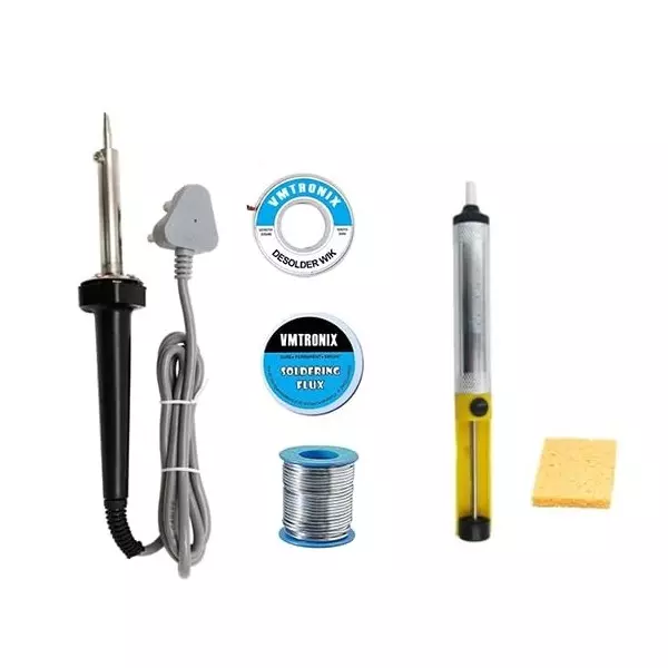 VMTRONIX Soldering Kit 60 W Copper Tip for Precision Electric Work (Kit of 6 Pcs)