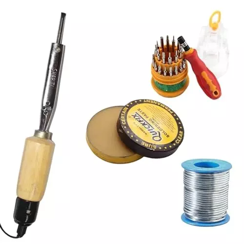 VMTRONIX Soldering Kit with 31 in 1 Screwdriver Set 35 W for Precision Electric Work