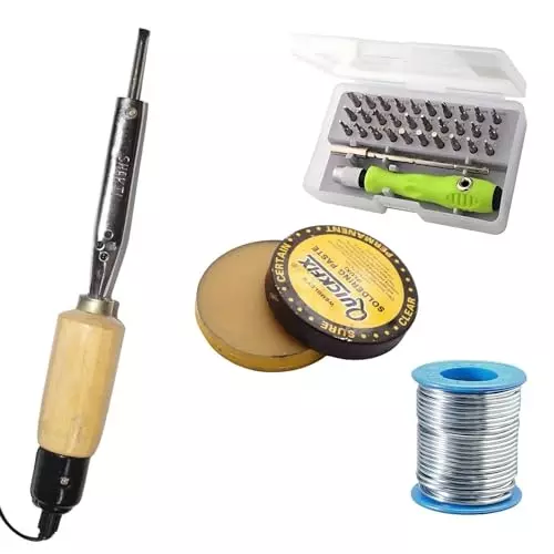 VMTRONIX Soldering Kit with 32 in 1 Screwdriver Set 35 W for Precision Electric Work