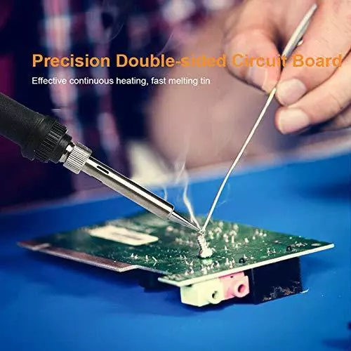 Fadman Round Tip Soldering Iron Kit 60 W With Solder Wire 60 W Temperature Controlled (Round Tip)