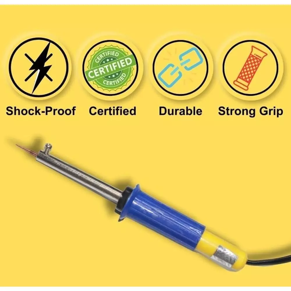 Vtronix Heavy Duty 3 Pcs Soldering Iron Kit 220 V 8 W for Precision Electronics Work