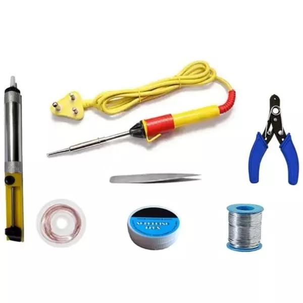 VMTRONIX Soldering Kit 25 W for Precision Electric Work (Kit of 7 Pcs)