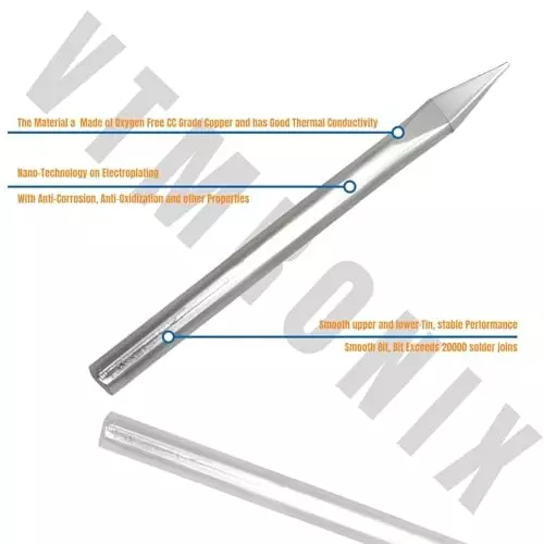 VMTRONIX Soldering kit 30 W for Precision Electric Work (Kit of 13 Pcs)