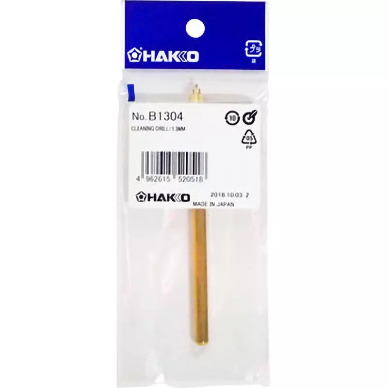 HAKKO Cleaning Drill Nozzle 1.3 mm Type for 484, 808-1, 808-12, C1183, 815-01, 816-01, 802(C1000), B1304