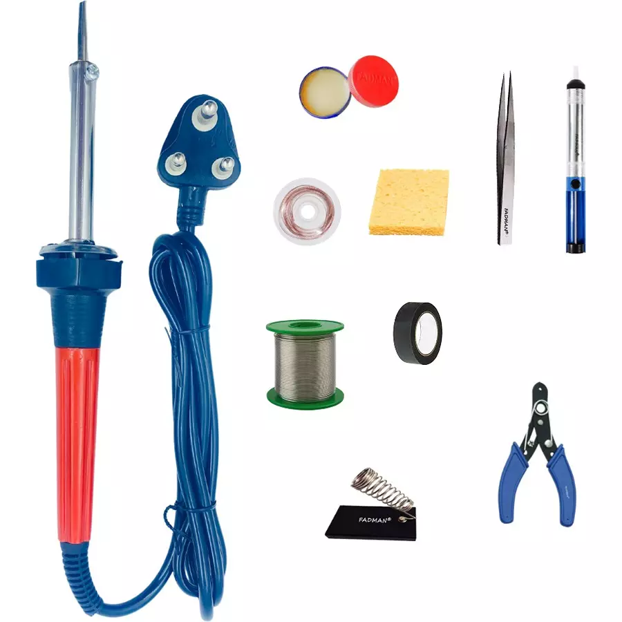 Fadman 10 In 1 Soldering Iron Kit 60 W Simple (Flat Tip)