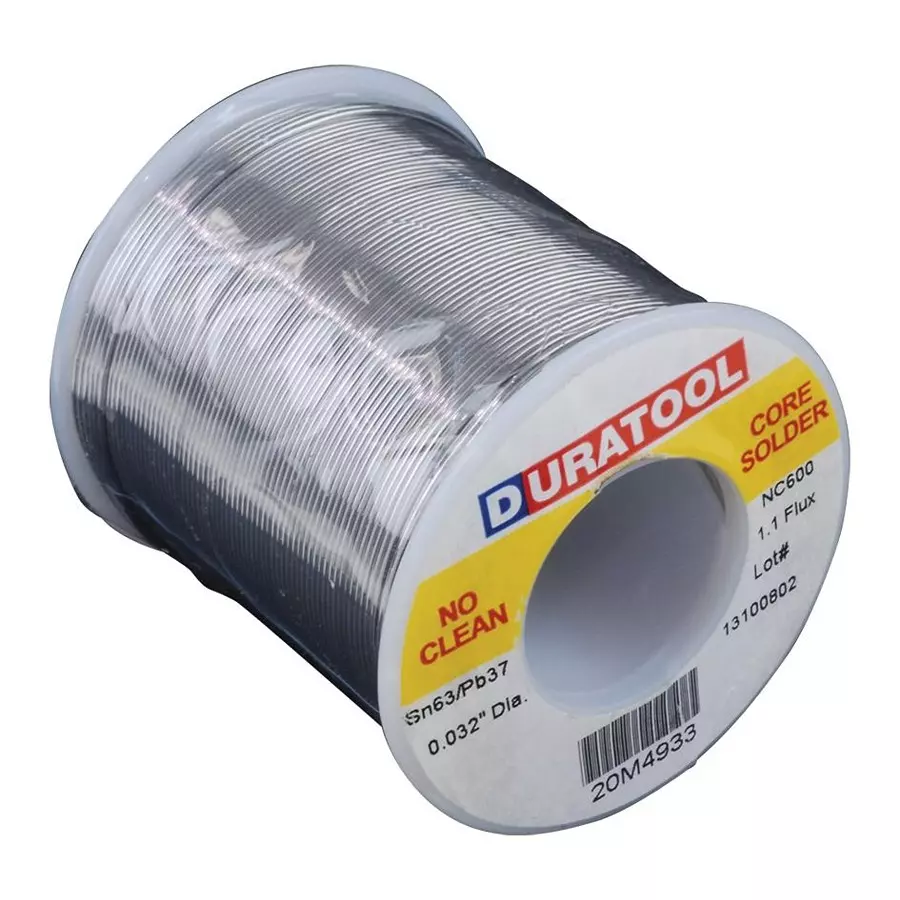 DURATOOL Solder Wire, 63/37 Sn/Pb, 1Lb, SPC22139.