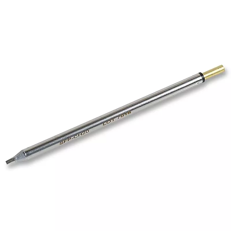 METCAL Soldering Cartridge, Chisel, 60Deg, 2mm, SFP-CHL20