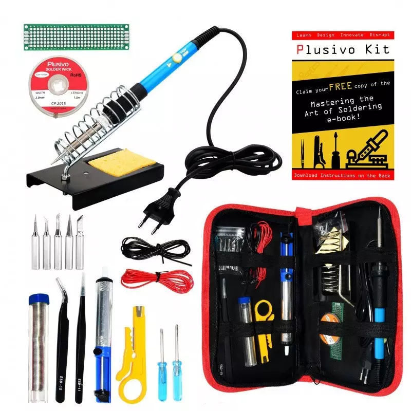 PLUSIVO Soldering Iron Kit For Electronics 60 W