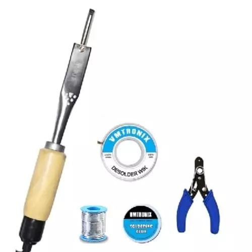 VMTRONIX Soldering Iron Kit 125 W Pencil Bit for Precision Electric Work (Kit of 5 Pcs)