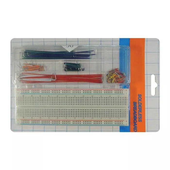 MULTICOMP PRO Solderless Breadboard Kits SOLDERLESS BREADBOARD & JUMPER KIT, 21-19080