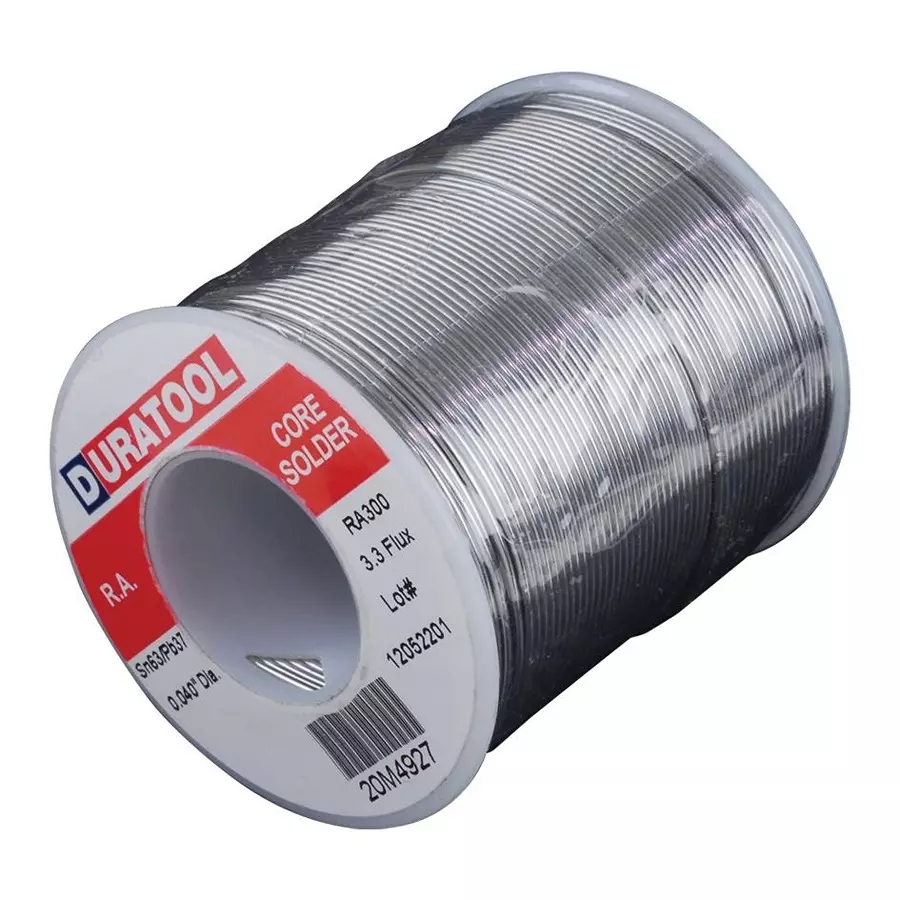 DURATOOL Solder Wire, 63/37 Sn/Pb, 1Lb, SPC22133