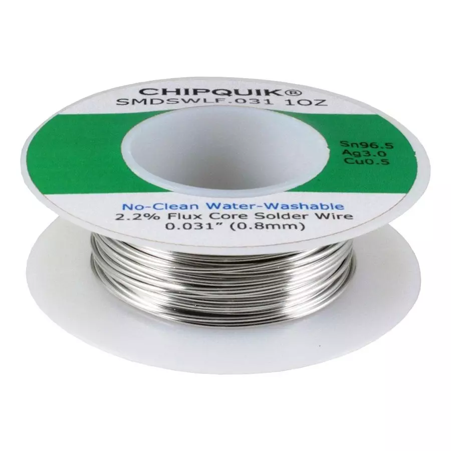 CHIP QUIK Small Spool Solder Wire-Lead Free, SMDSWLF .031 1OZ