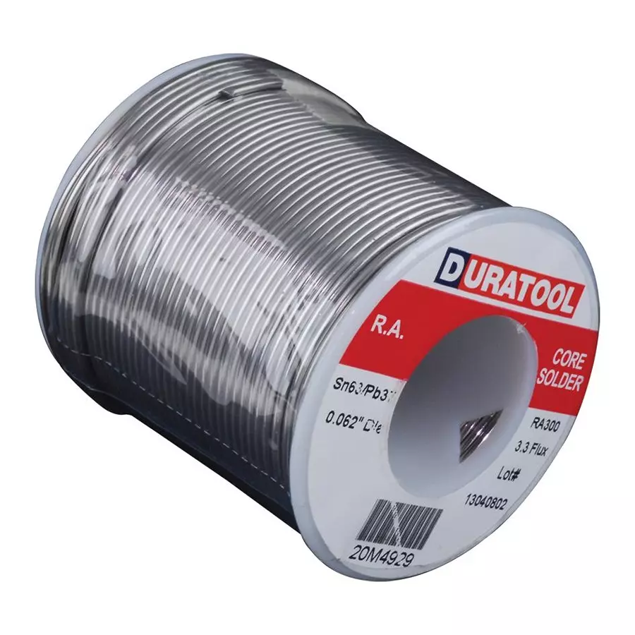 DURATOOL Solder Wire, 63/37 Sn/Pb, 1Lb, SPC22135.