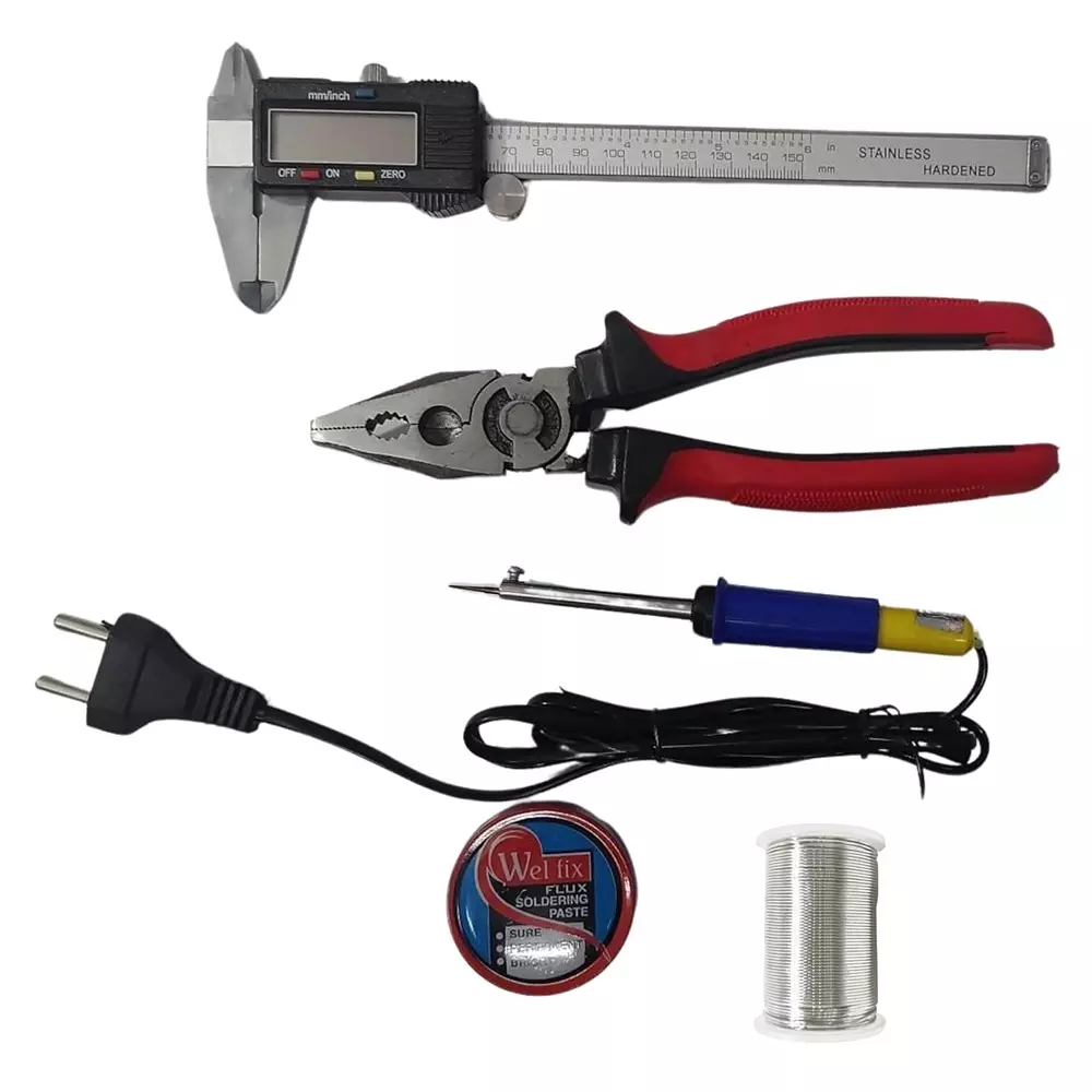 Vtronix Heavy Duty 5 Pcs Soldering Iron Kit 220 V 8 W for Precision Electronics Work