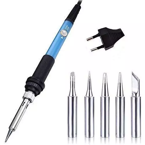schofic-adjustable-temperature-soldering-iron-kit-60-w-220-v-with-5-tips-desoldering-pump-blue