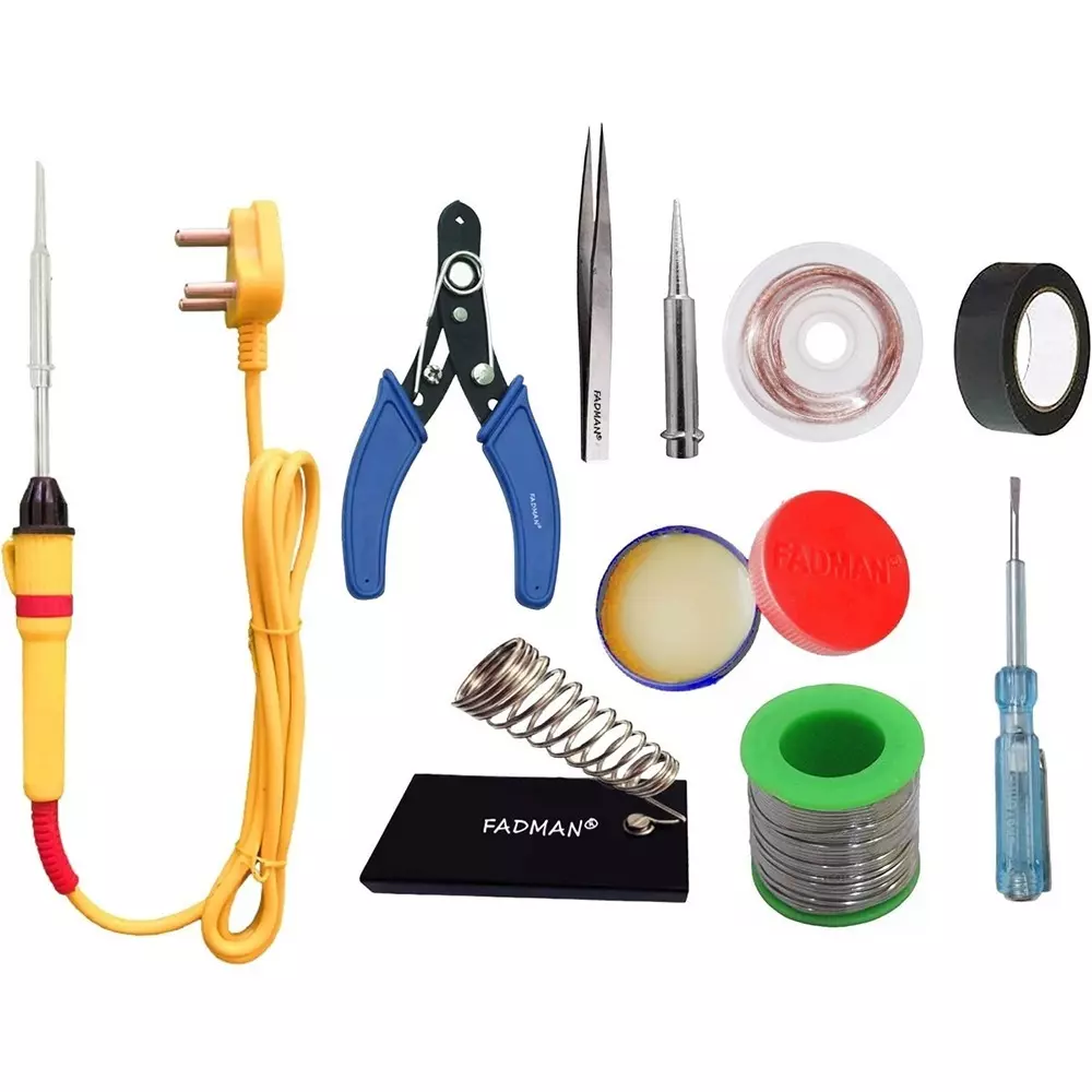 Fadman Advance 4th 10 In 1 Soldering Iron Kit Copper, Iron & Nickle Corded 25 W