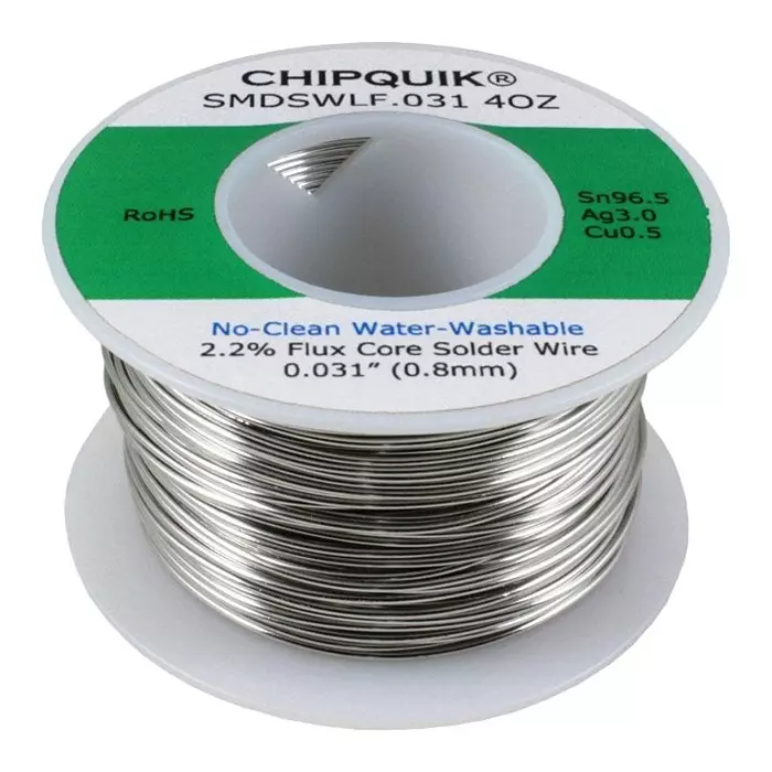 CHIP QUIK Small Spool Solder Wire-Lead Free, SMDSWLF .031 4OZ