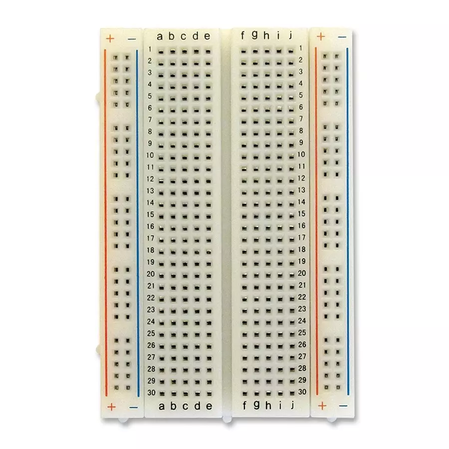 TWIN INDUSTRIES Breadboard, Solderless, 400 Tie Poin., TW-E40-510
