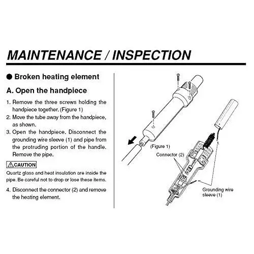 SCHOFIC 2 Wire Heating Element Replacement For Quick 850A 900 Series SMD Rework Station‎ White, ‎SMDELE (Pack ‎of 2)
