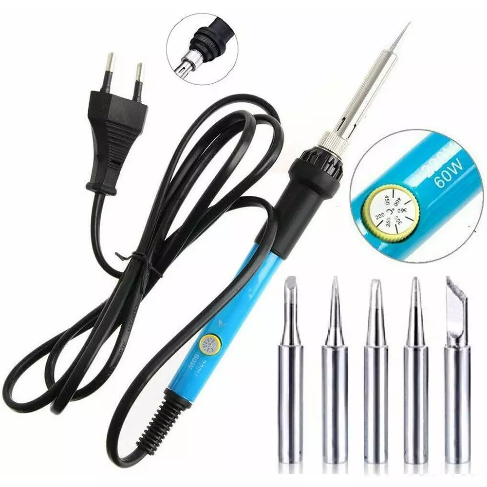 Fadman Round Tip Soldering Iron Kit 60 W Temperature Controlled (Round Tip)