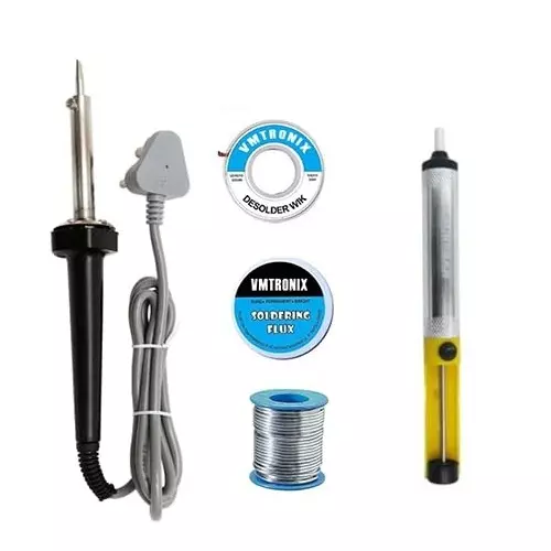 VMTRONIX Soldering Kit 60 W Copper Tip for Precision Electric Work (Kit of 5 Pcs)