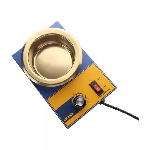 ATOZSHOP11 Soldering Pot 300 W Stainless Steel with Titanium Coating 100 Pot Dia.