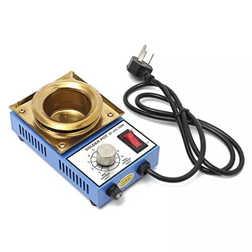 Dhapro Electric Soldering Iron Solder Pot 150 W Adjustable 200–450 °C 50 mm