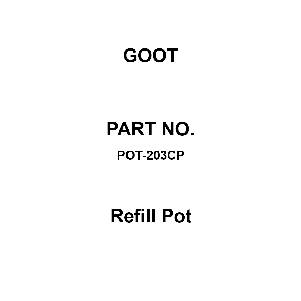 Goot Flux Refill Pot Industrial Flux Storage Container, POT-203CP