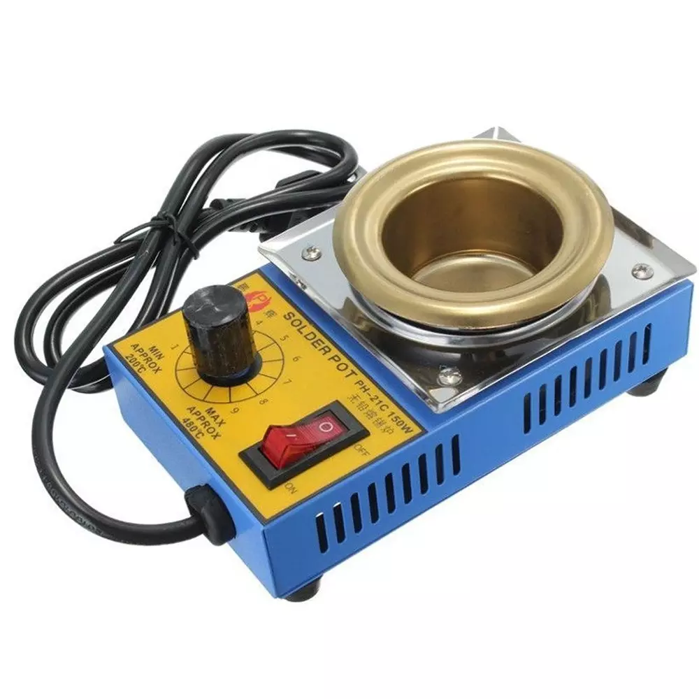 Dhapro Solder Pot Stainless Steel Soldering & Desoldering Bath 220 V 150 W (200–580 °C)