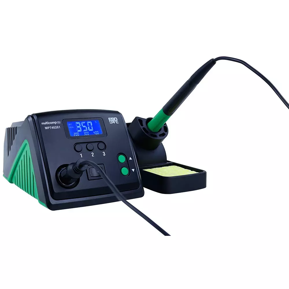 MULTICOMP PRO Soldering Station 240 V Supply Voltage VAC EU, UK Plug Type 80 W Output Power, MP740261