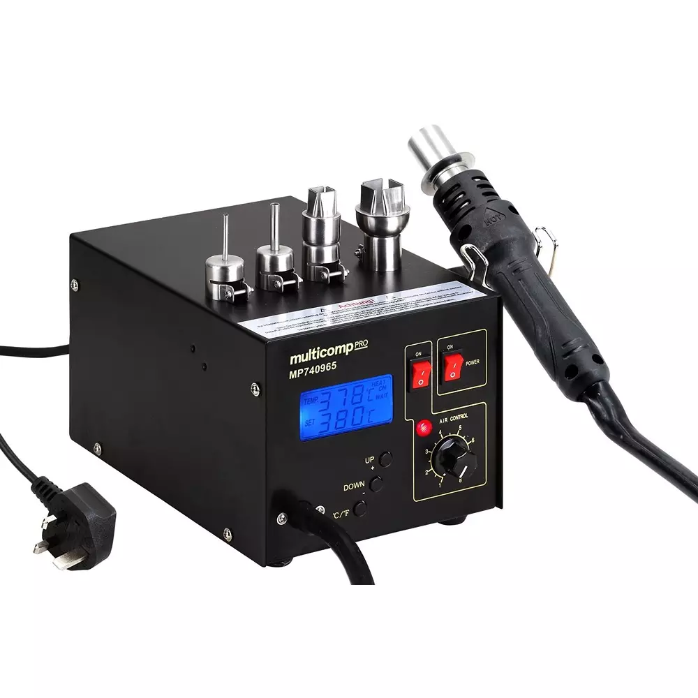 MULTICOMP PRO Soldering Station 240 V Supply Voltage VAC UK Type G Plug 550 W Output Power, MP740965 UK