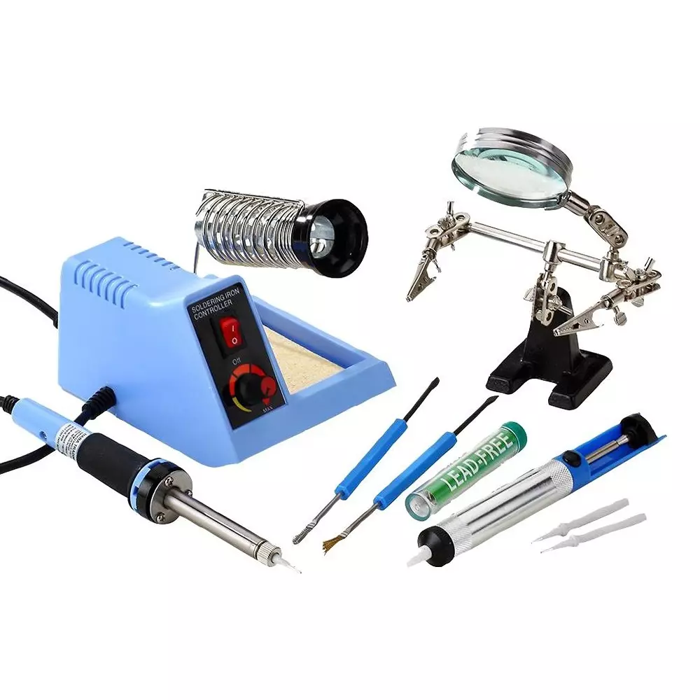 MULTICOMP PRO Soldering Station 240 V Supply Voltage VAC EU Plug Type 48 W Output Power, MP740850