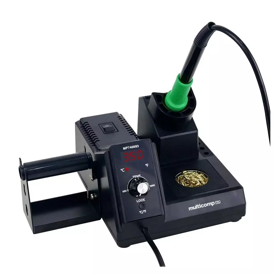 MULTICOMP PRO Soldering Station 240 V Supply Voltage VAC UK Type G Plug 80 W Output Power, MP740893 UK