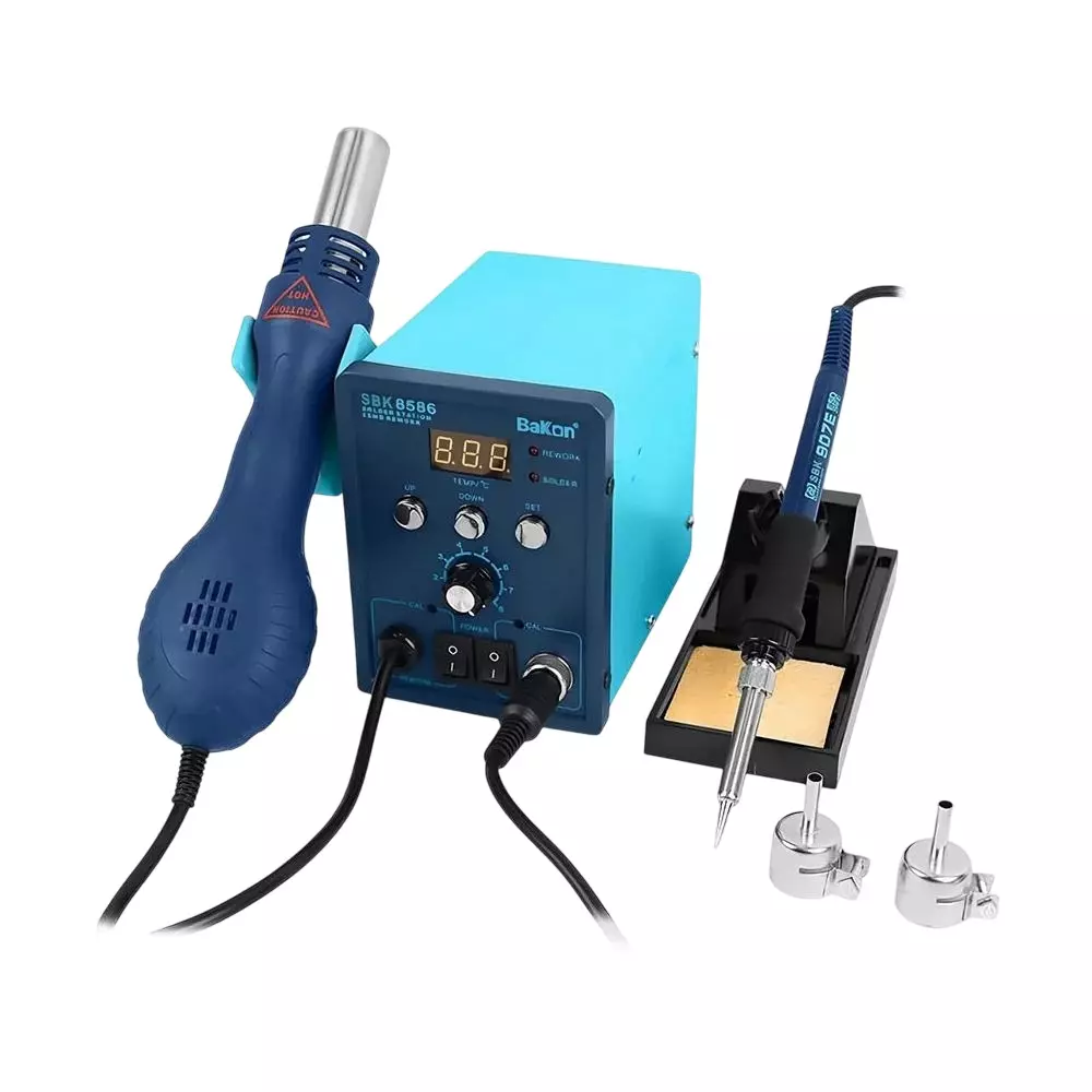 GLOBALSS Hot Air Rework Soldering Station 100-500°C, SBK8586
