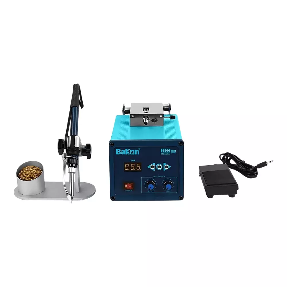 GLOBALSS Auto Tin Feeder Soldering Station 200-500°C 120 W, BK3500