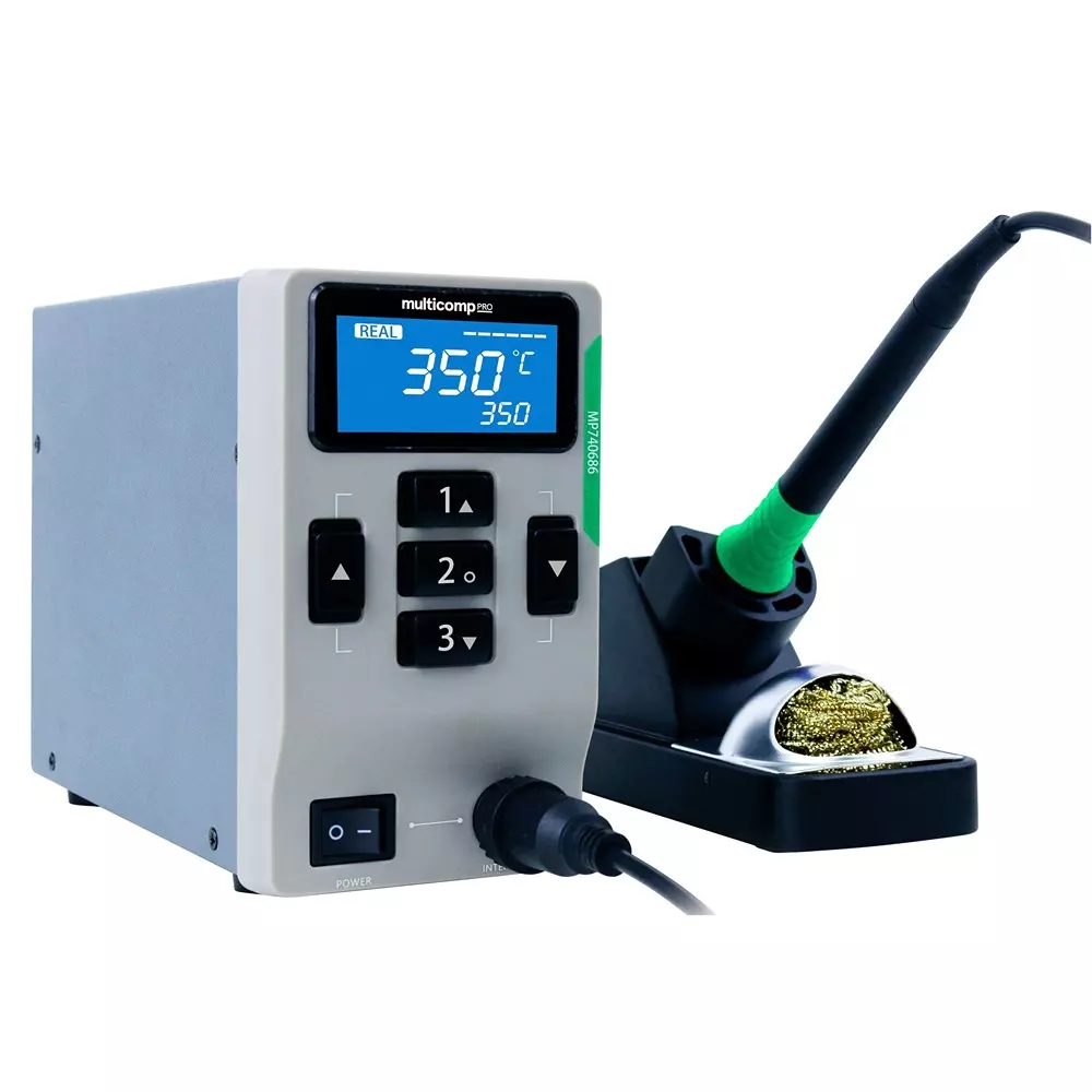 MULTICOMP PRO Soldering Station 230 V Supply Voltage VAC MP740686 EU Kit Contents Plug Type, MP740686 EU