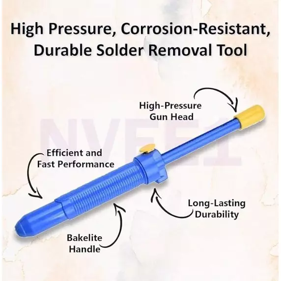 NVEE1 Jumbo Desoldering Pump Pencil Head Bakelite Handle, BK-017