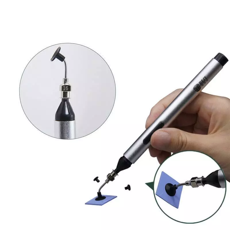 YADAV Vacuum Suction Pen with 3 Headers for IC SMD Easy Pick-Up