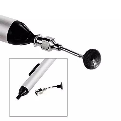 ATOZSHOP11 Desoldering Pump Sucker Remover Tool Kit Aluminum Alloy Silver