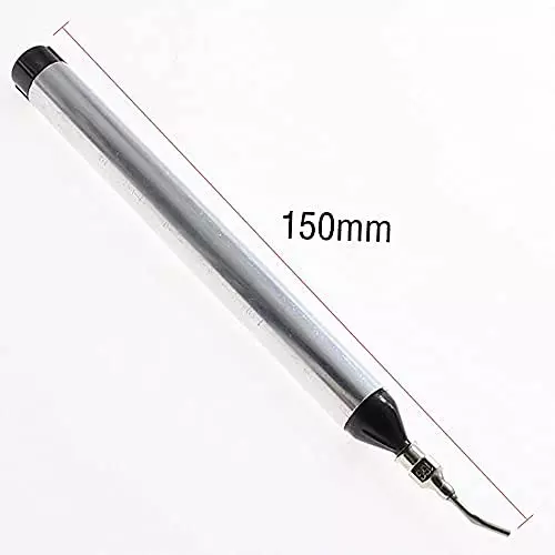 ATOZSHOP11 Desoldering Pump Sucker Remover Tool Kit Aluminum Alloy Silver