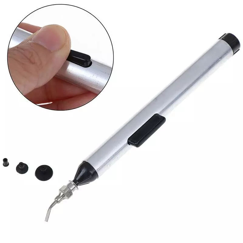 YADAV Desoldering Pump Sucker Tool Manual Vacuum Suction Pen 939 with 3 Suction Cups for IC SMD BGA Components