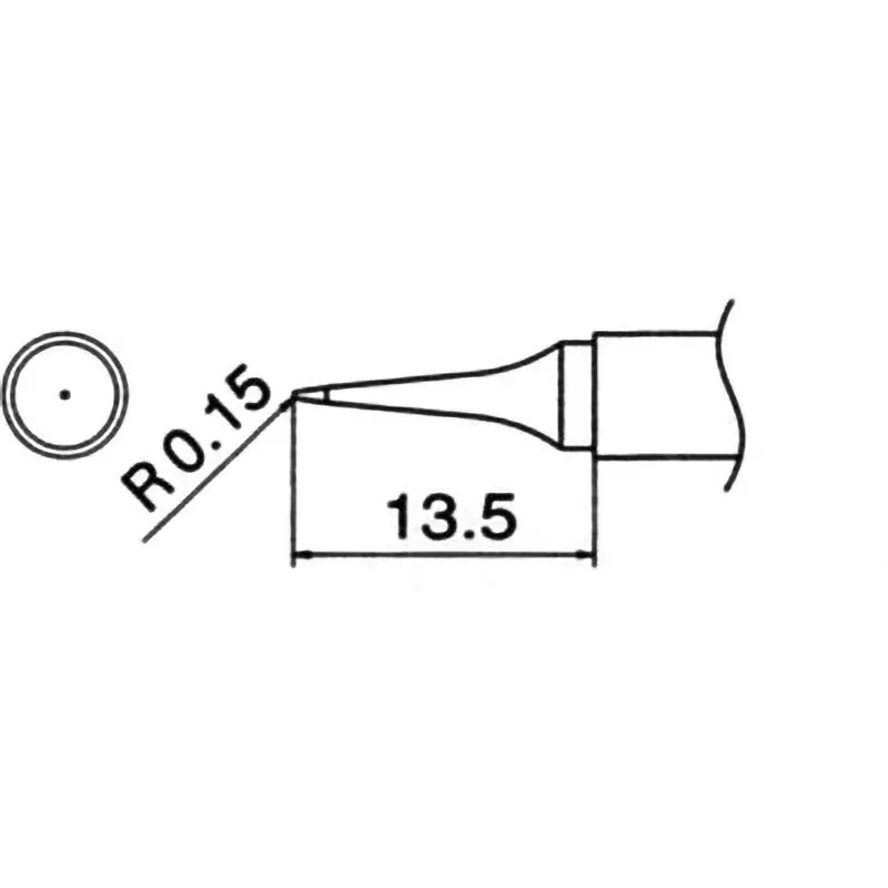 Hakko Soldering Tip T12 Lead Free Solder Type I, T12 THEY