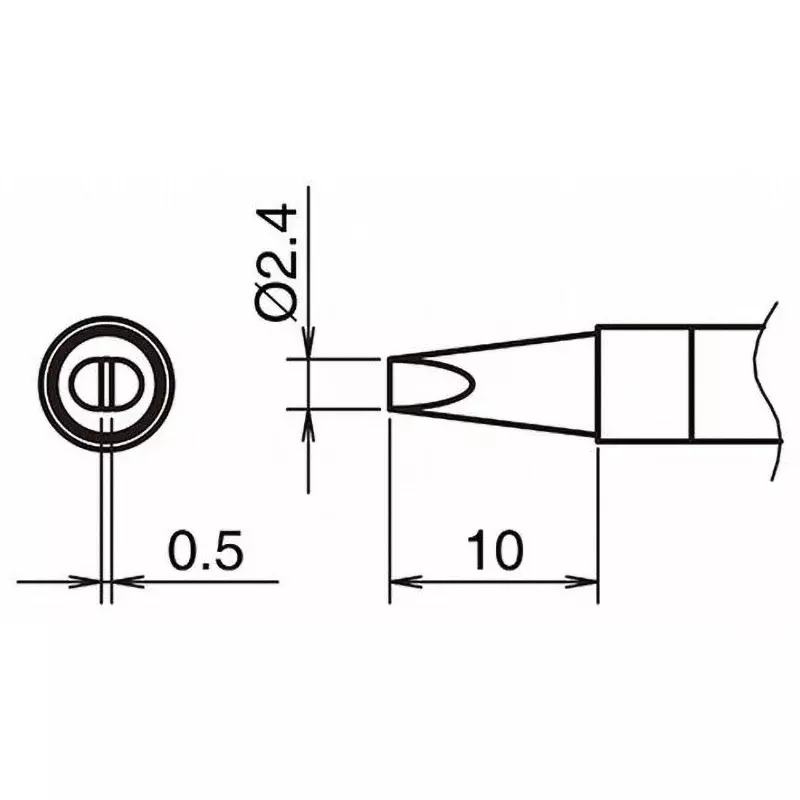 hakko-soldering-tip-replacement-t39-series-d-type-t39-d24