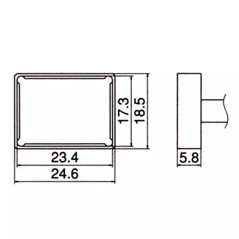 Hakko Soldering Iron Tip T12-1205 Quad 23.4 × 17.3 For FM-2025, T12-1205
