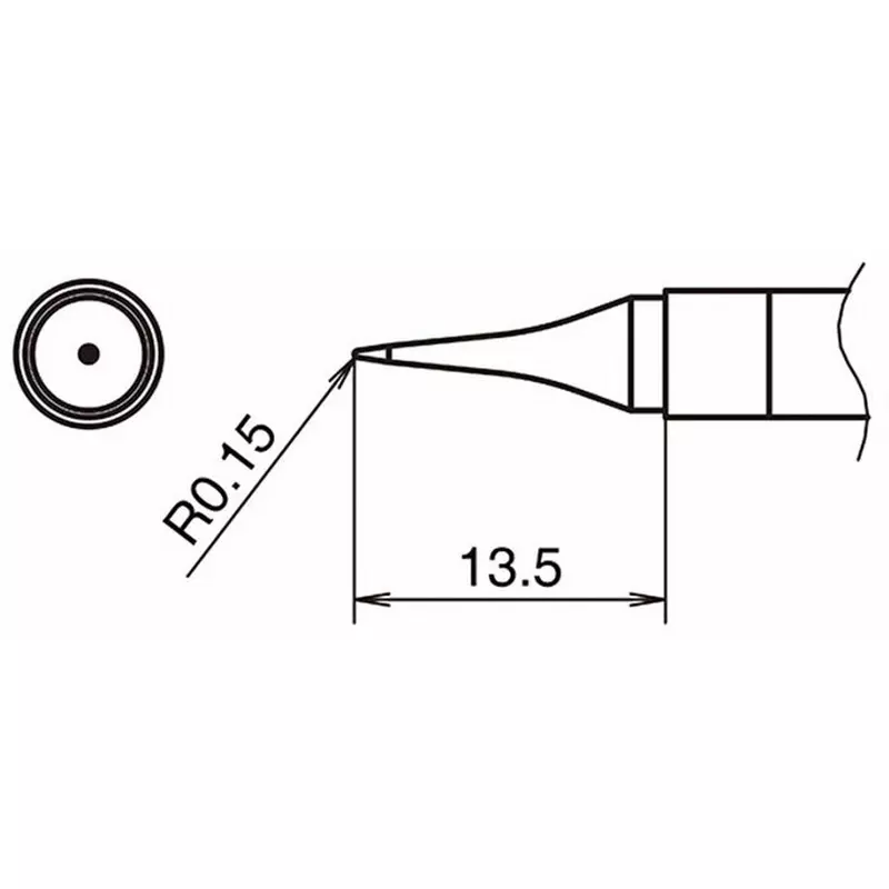 Hakko Soldering Tip Replacement T39 Series Type I, T39-ILS015 (10 LOTS) (Pack of 10)