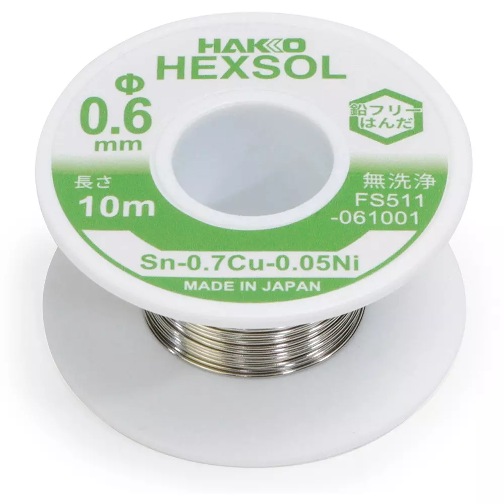 hakko-lead-free-eutectic-solder-fs-511-series-flux-included-rom1-10-m-length-fs511-061001