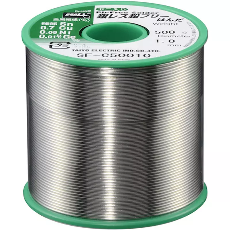 Goot Silver-Free Lead-Free Solder SF-C5 Series1 mm Wire Diameter, SF-C50010