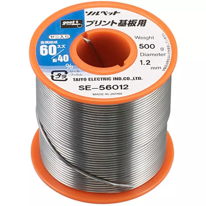 Goot Reel Winding Solder 0.8 mm Wire Diameter, SE-56008 (1 Roll)