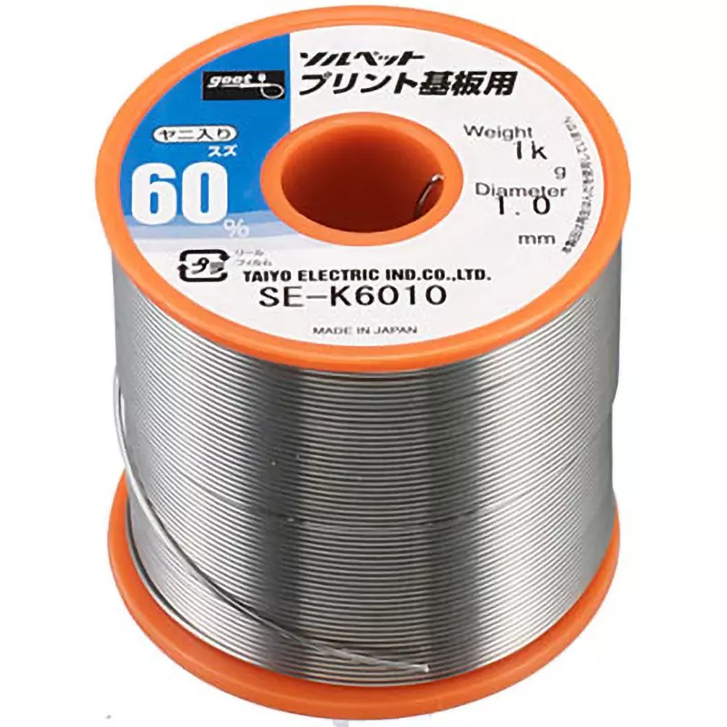 Goot Reel Winding Solder 1.2 mm Wire Diameter, SE-K6012 (1 Roll)